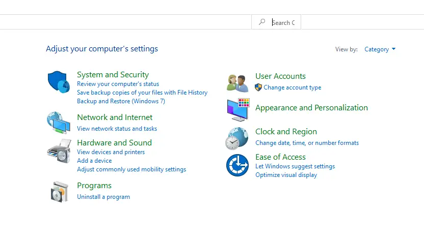 change mouse dpi windows 10: select hardware and sound