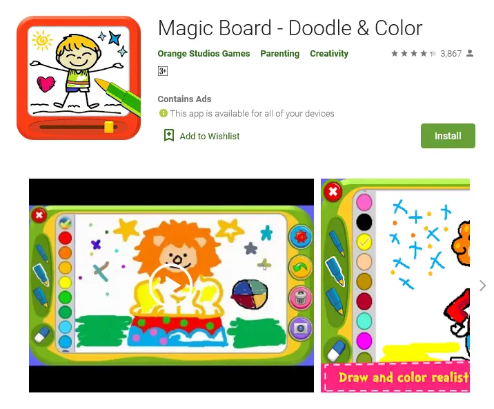 Magic Board - Doodle & Color (Free: Android)