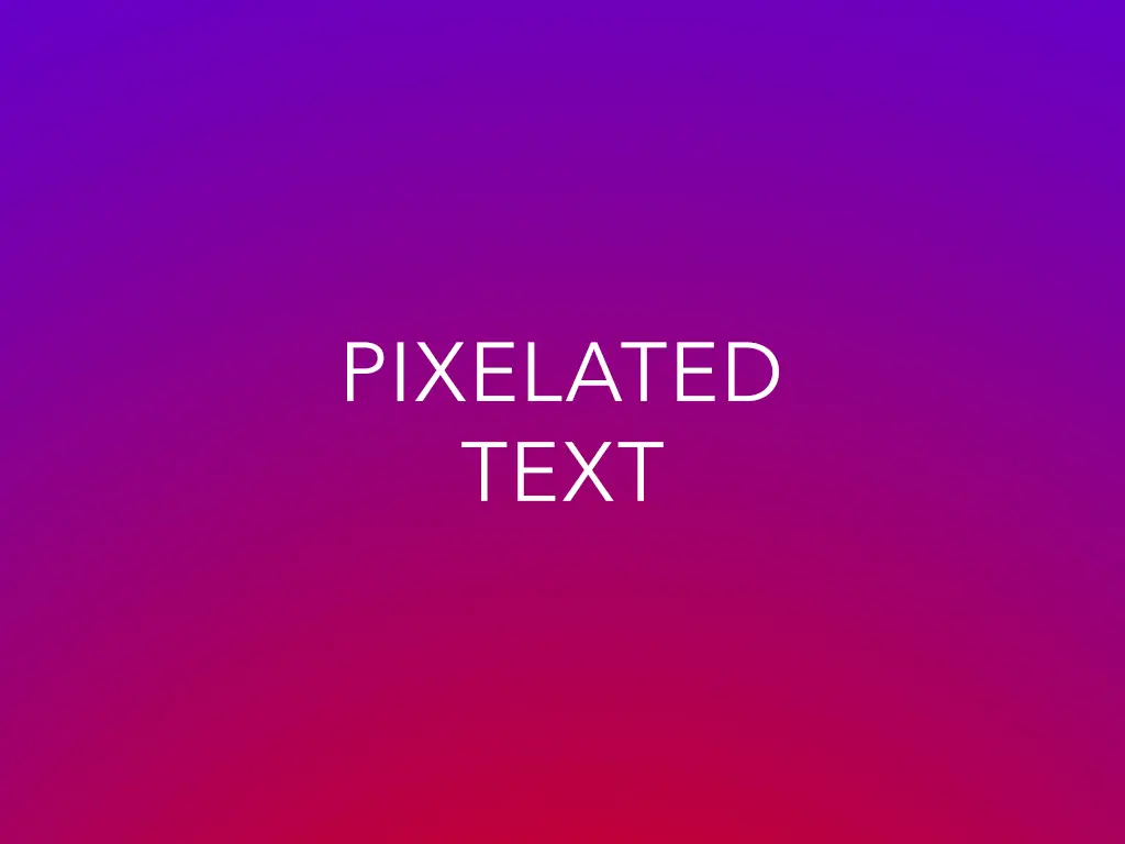 Why text is pixelated in photoshop