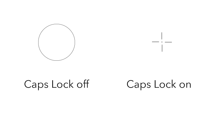 turning brush size on and off with caps lock