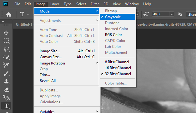 How to Change Photoshop from Grayscale Mode