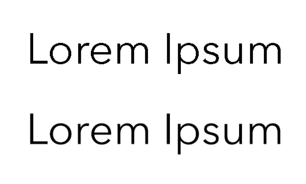 before and after anti-aliasing