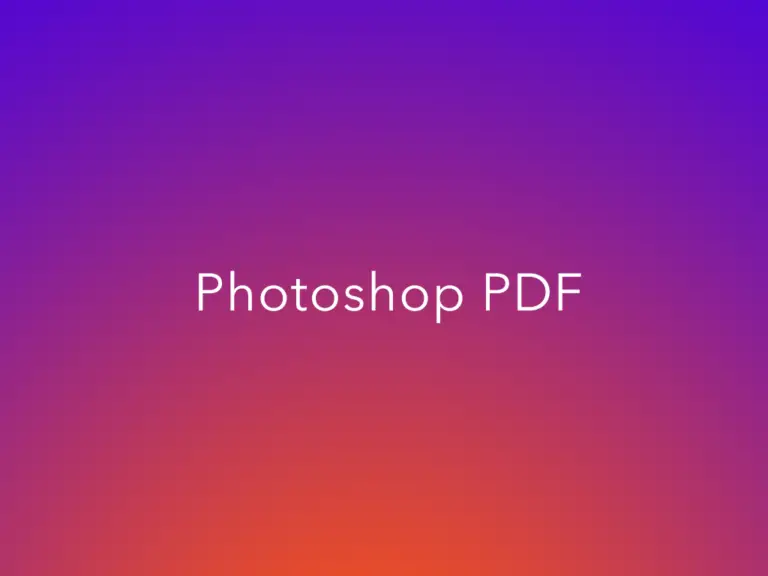 Is Photoshop PDF a Vector File? All You Need to Know