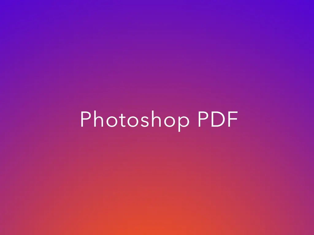 photoshop pdf vector