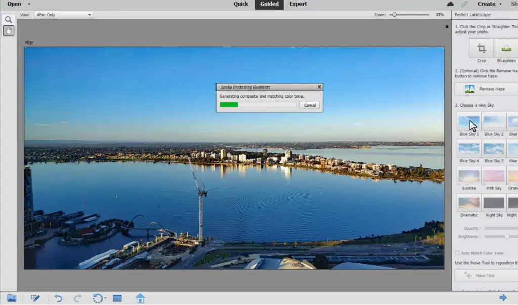 photoshop elements interface