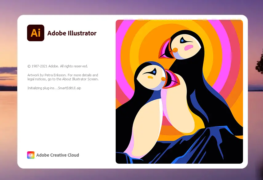 illustrator loading screen- learn illustrator