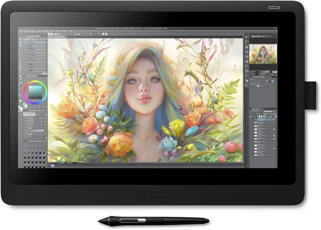 Wacom graphic design drawing tablet